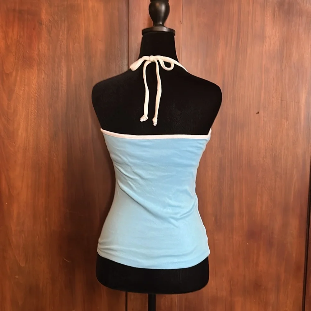 Y2K Rare Paul Frank Skull and Crossbones Halter Top M - Picture 5 of 9